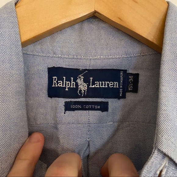 BARELY WORN Polo by Ralph Lauren button up,Size XL - Picture 4 of 4